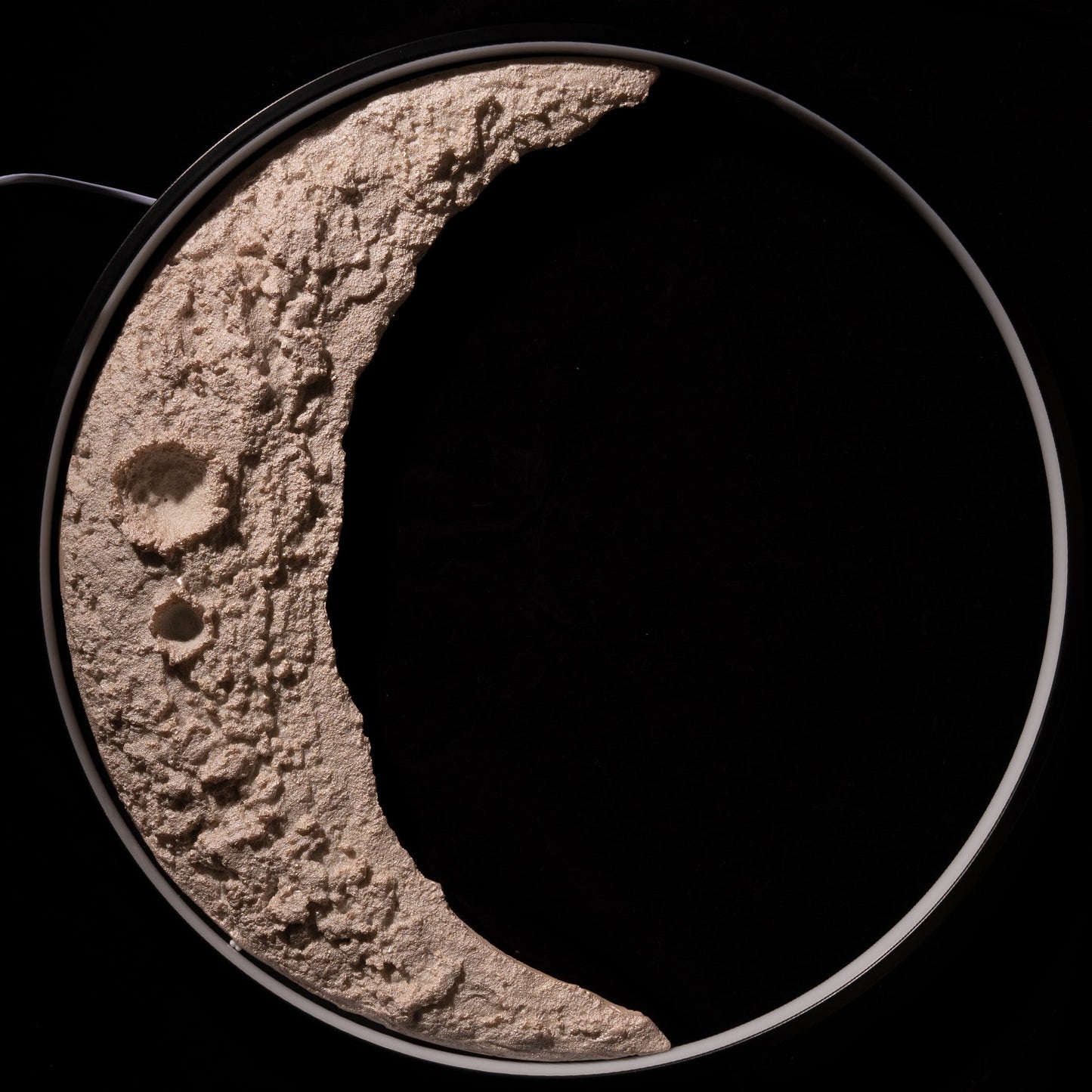 LED moon wall lamp waterproof outdoor lighting fixture modern design