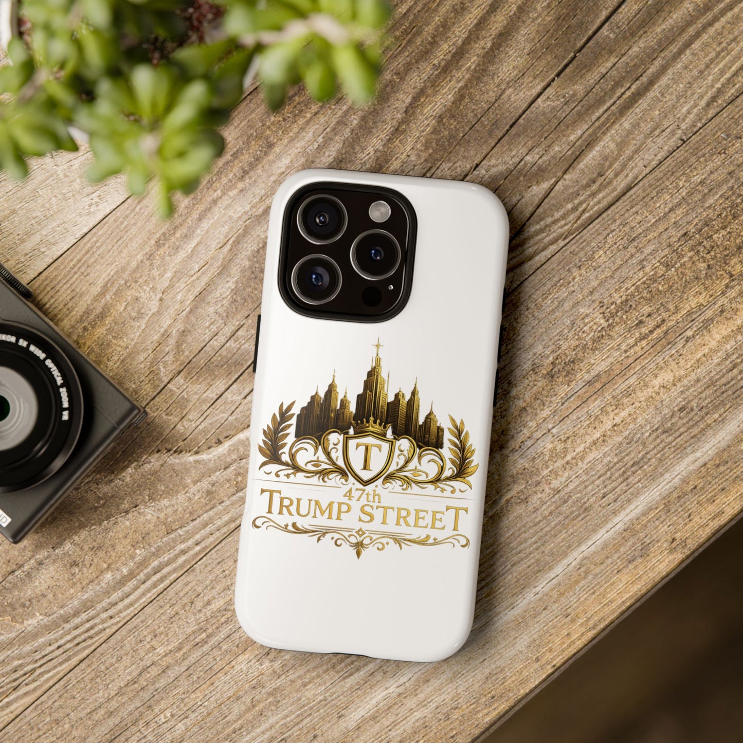 Gold Crest Phone Case - 47th Trump Street