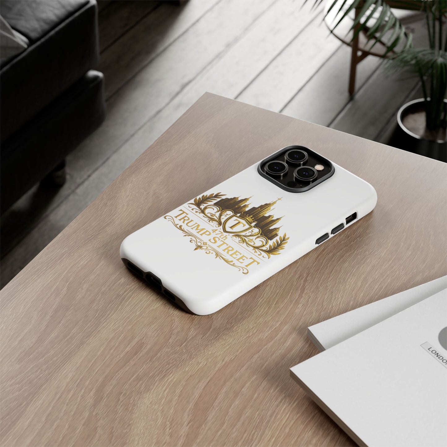 Gold Crest Phone Case - 47th Trump Street