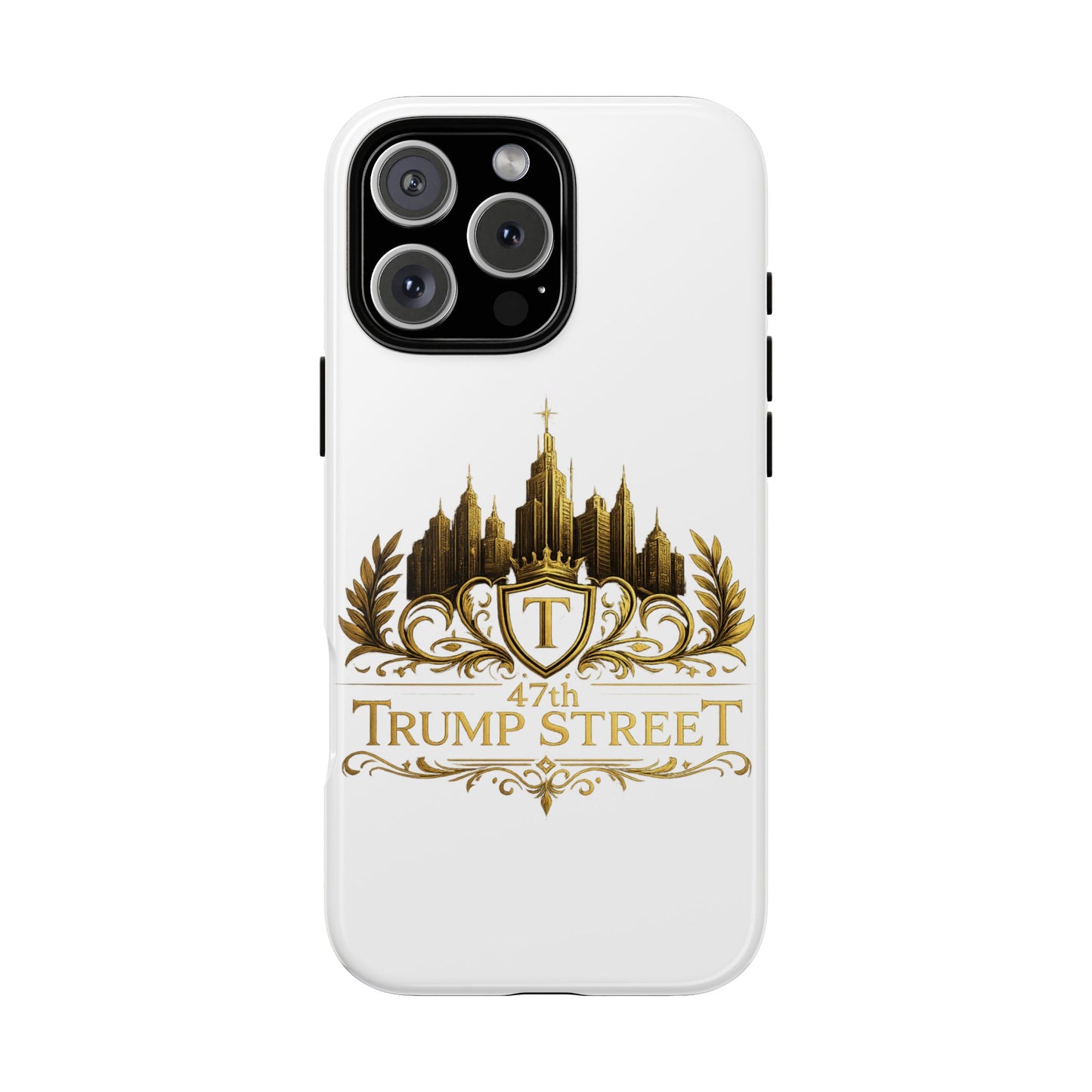 Gold Crest Phone Case - 47th Trump Street