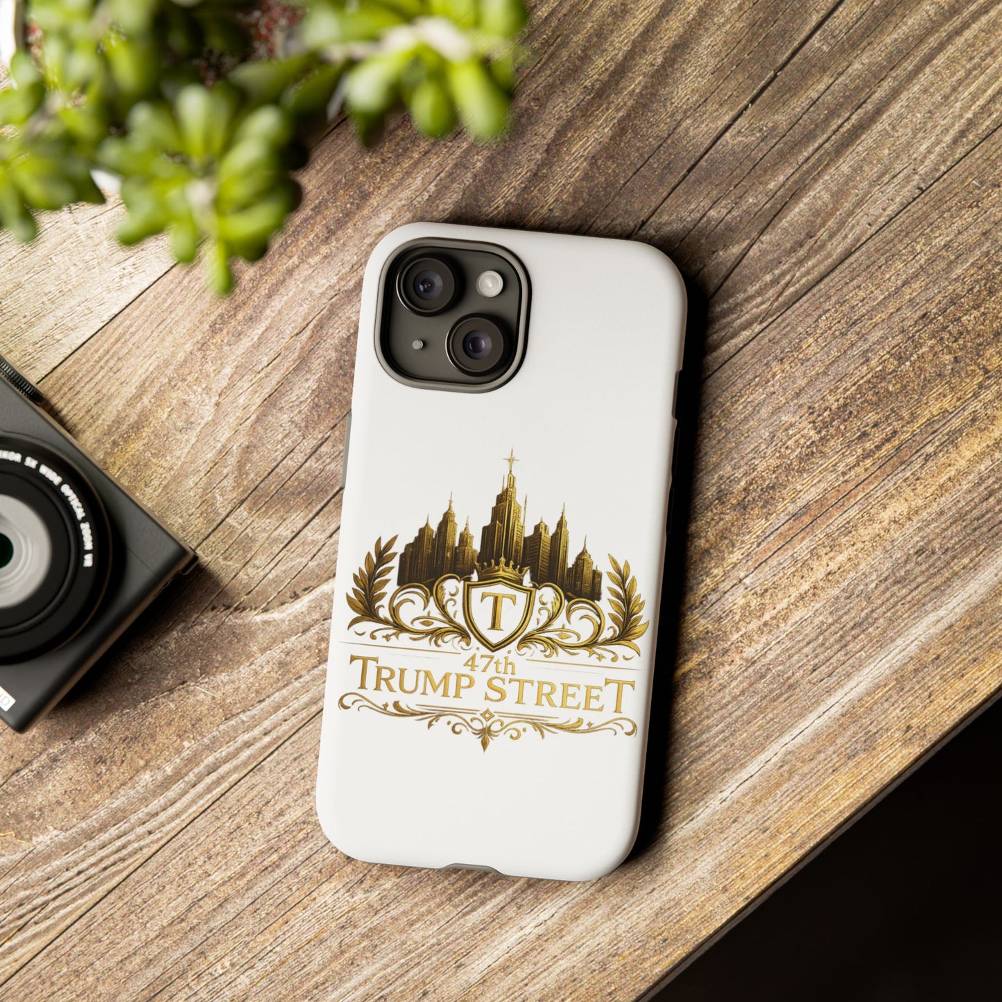 Gold Crest Phone Case - 47th Trump Street