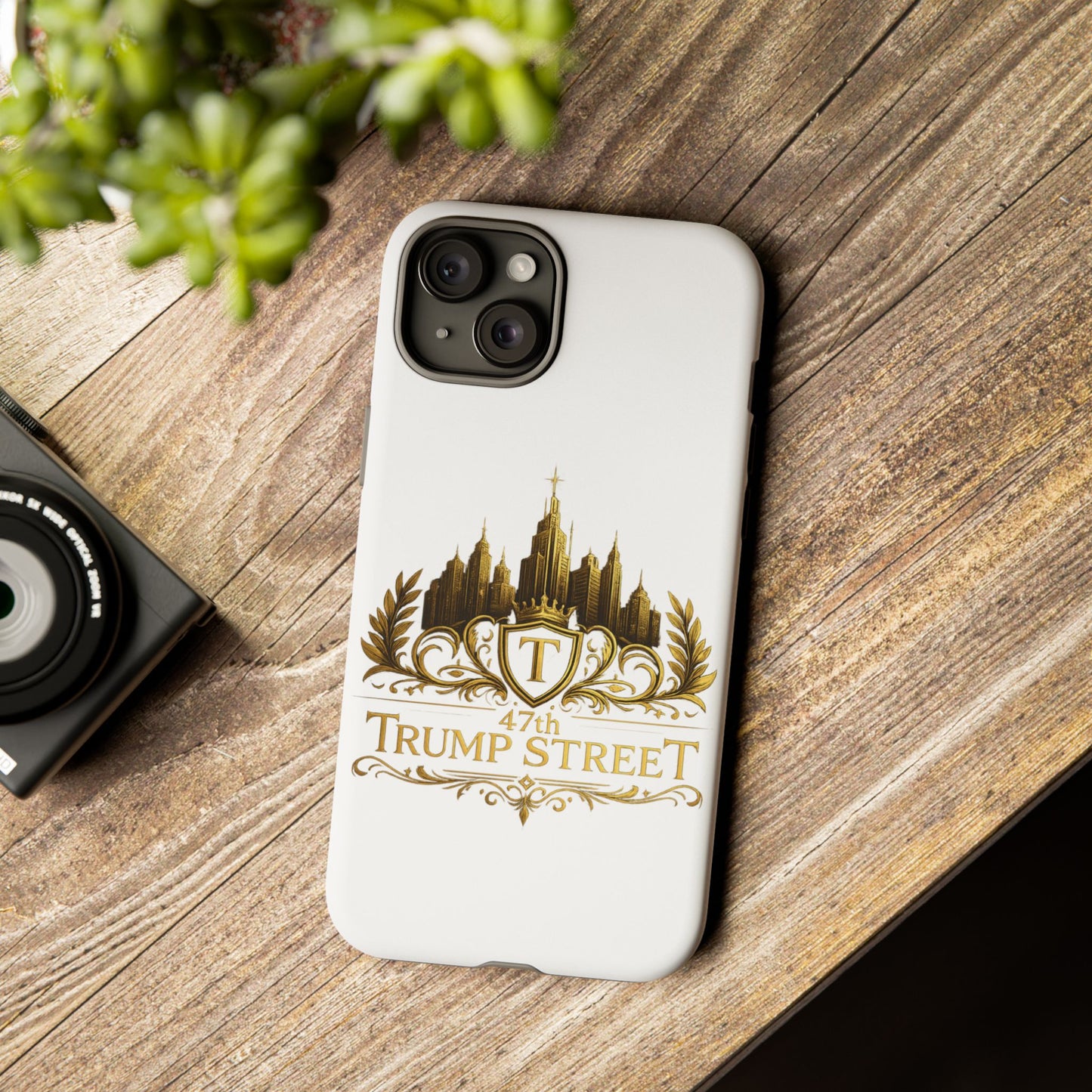 Gold Crest Phone Case - 47th Trump Street