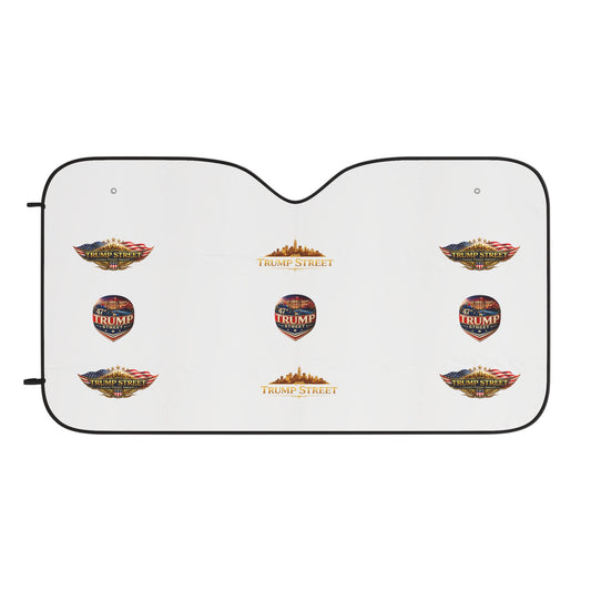 47th Trump Street Multiple Patriotic Logo Car Sunshade –Windshield Protector