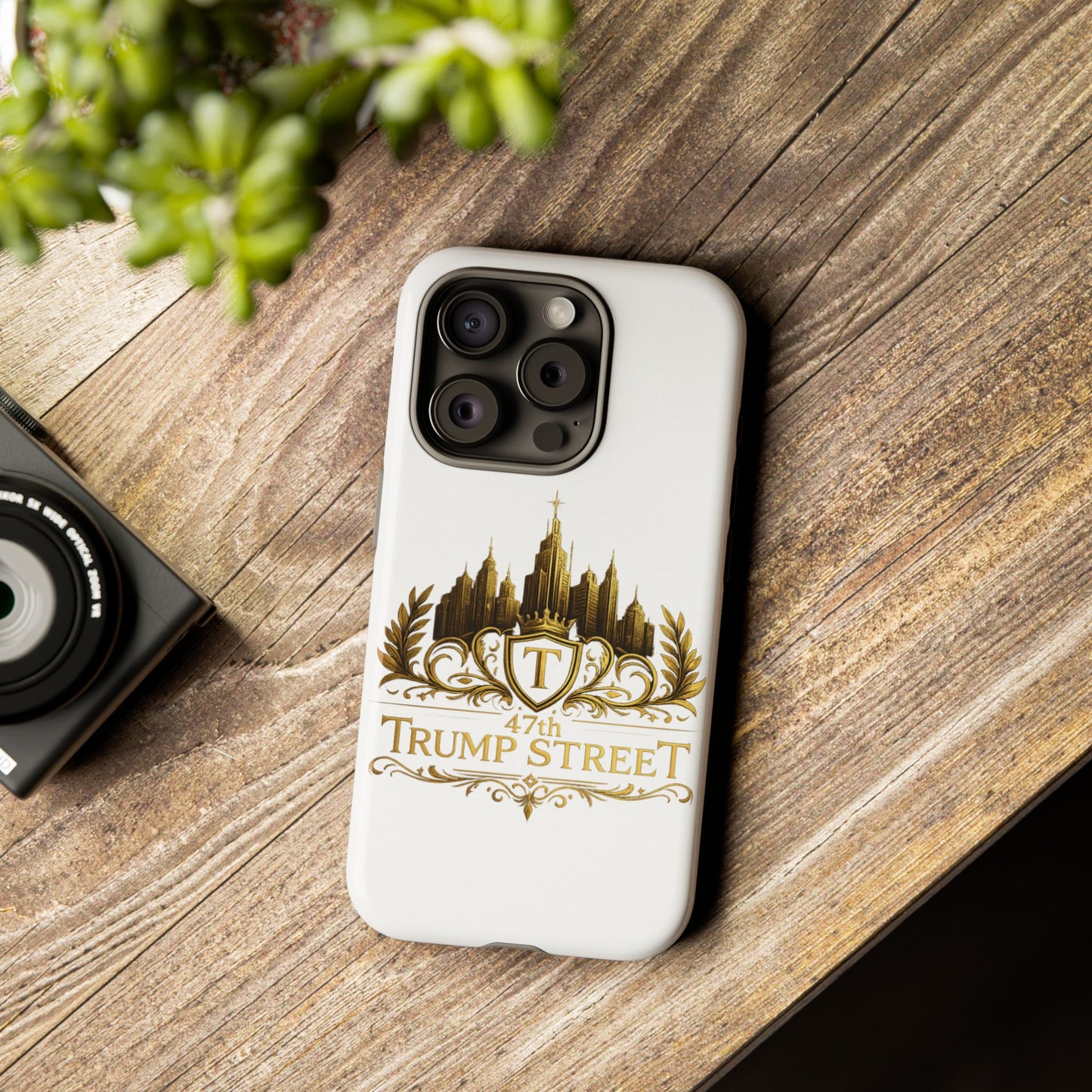 Gold Crest Phone Case - 47th Trump Street