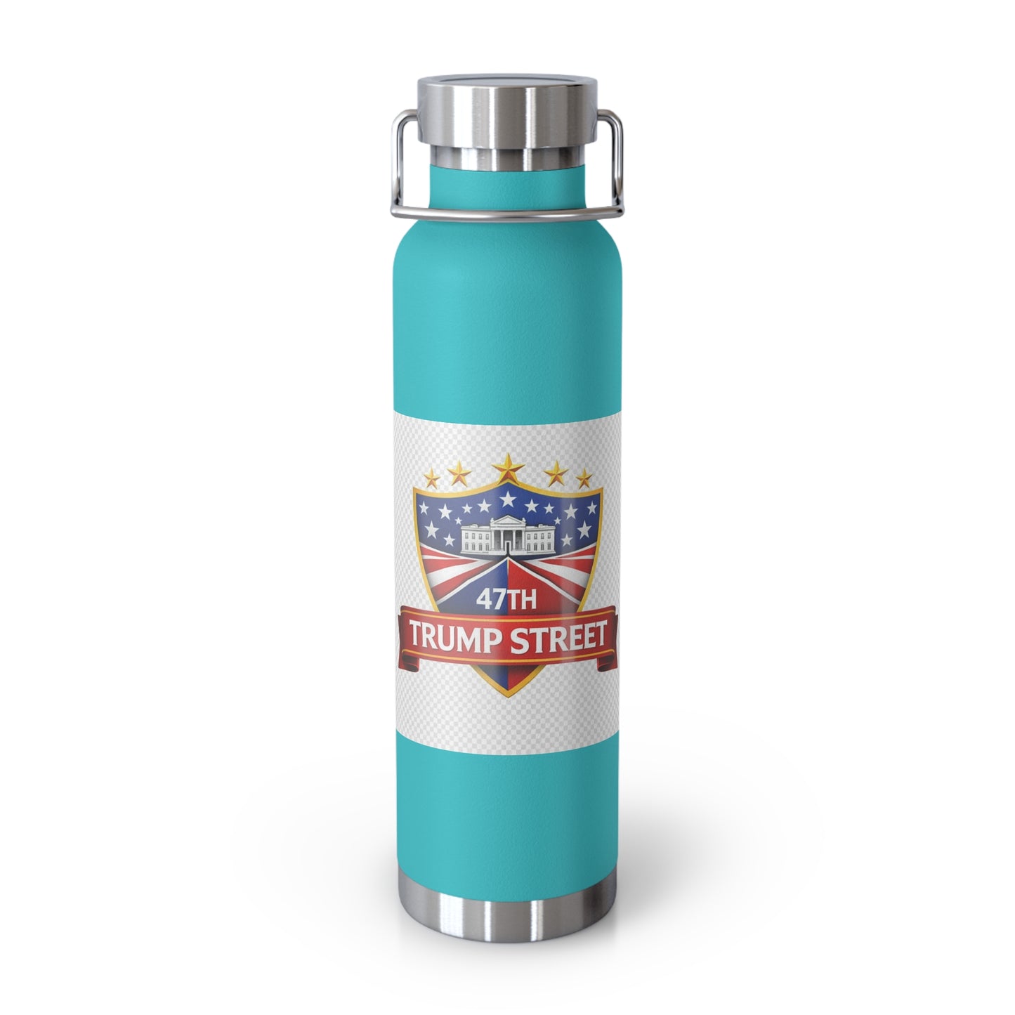 Patriotic Shield Insulated 22oz Copper Insulated Bottle - 47th Trump Street