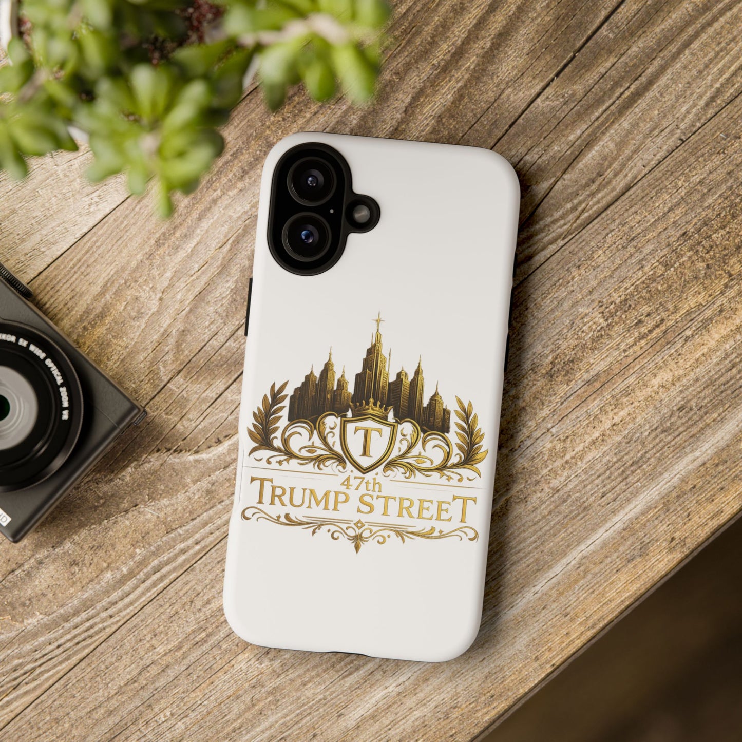 Gold Crest Phone Case - 47th Trump Street