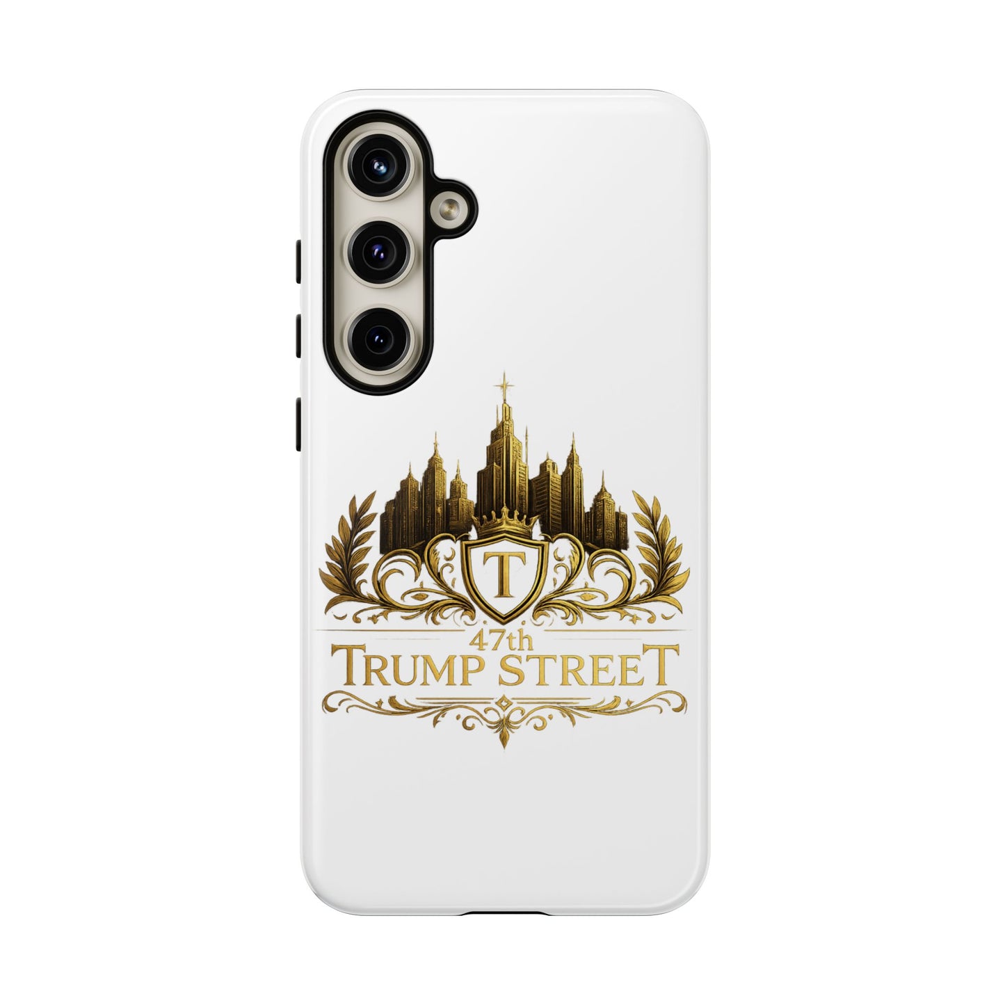 Gold Crest Phone Case - 47th Trump Street