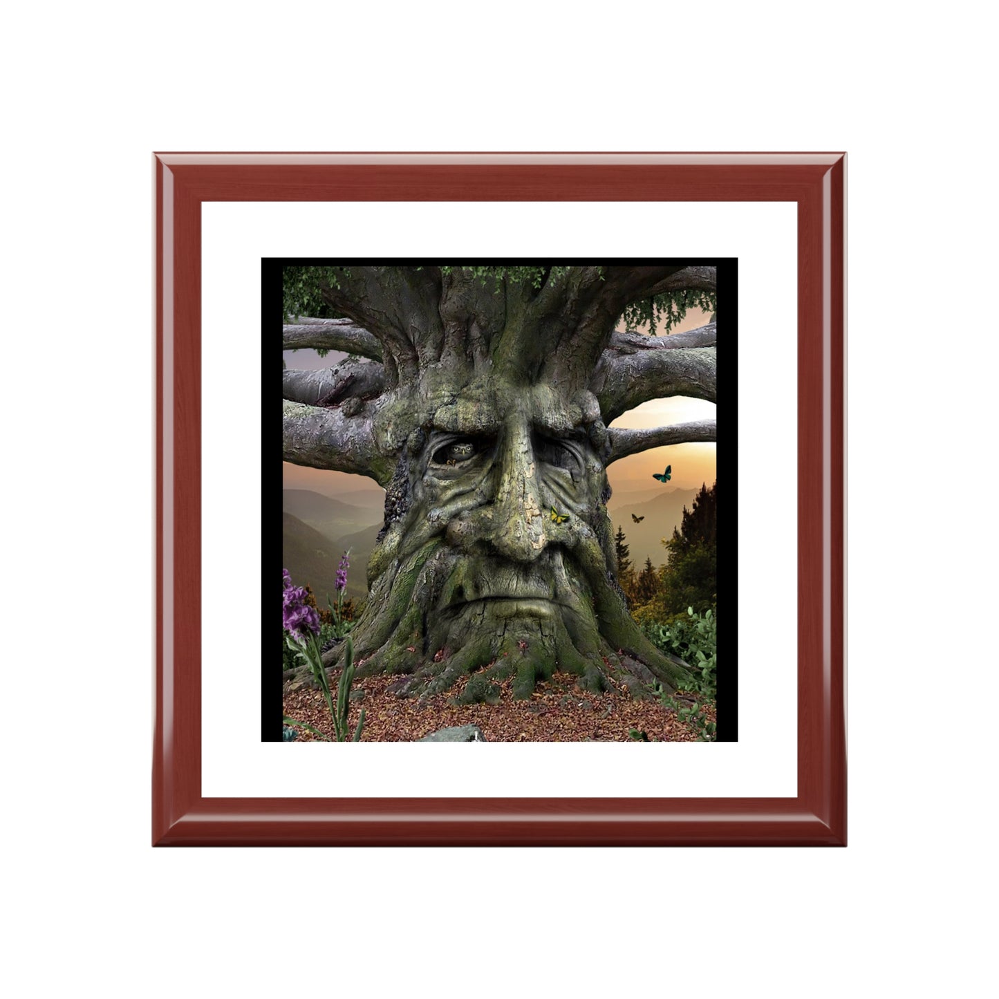 Woodland Tree Spirit Jewelry Box — Mystical Enchanted Forest Trinket Case