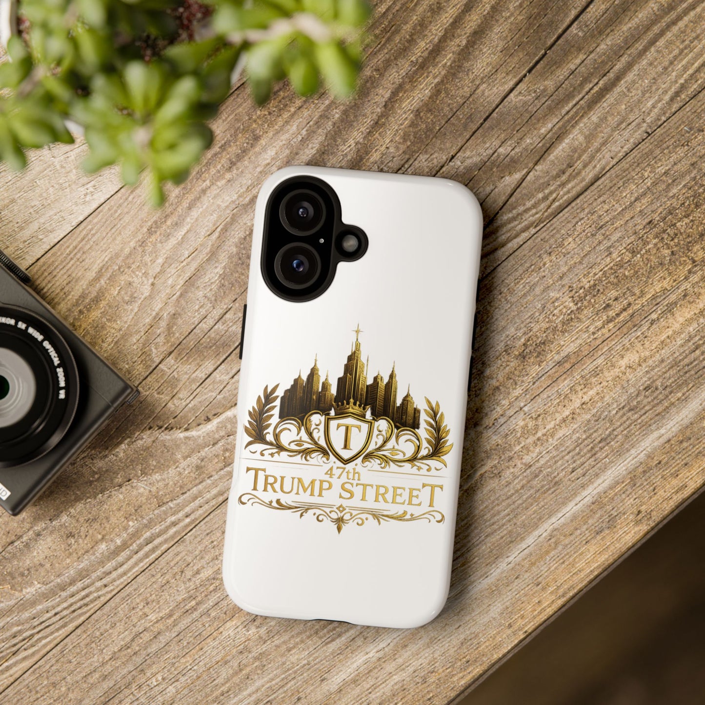 Gold Crest Phone Case - 47th Trump Street