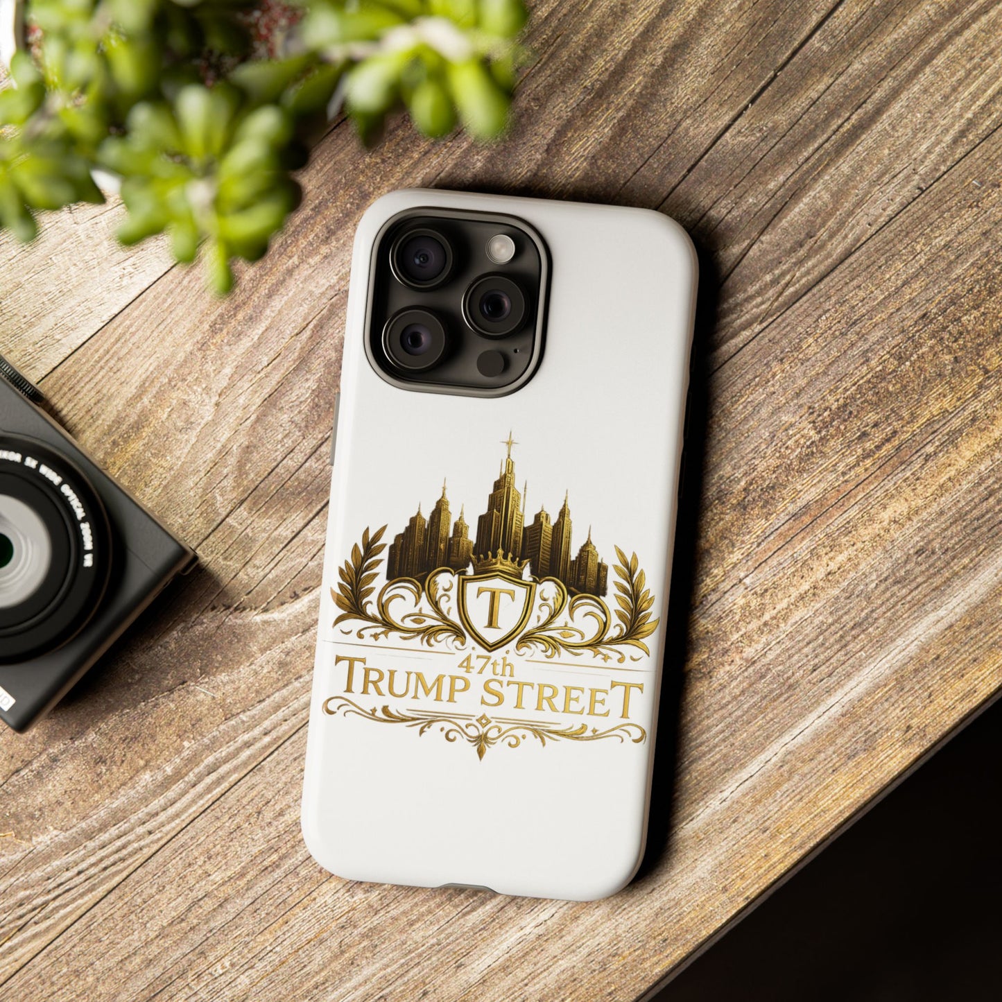 Gold Crest Phone Case - 47th Trump Street