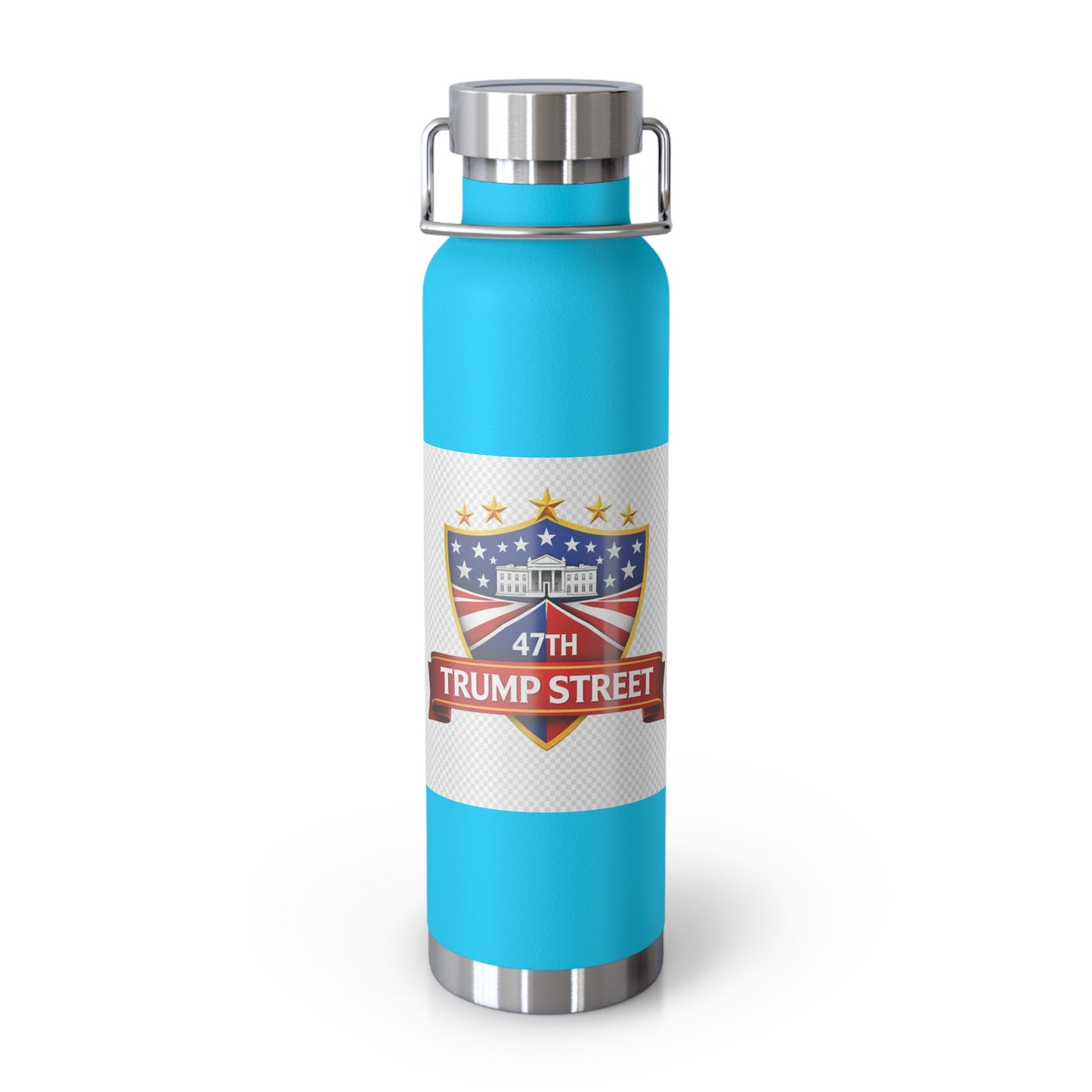 Patriotic Shield Insulated 22oz Copper Insulated Bottle - 47th Trump Street