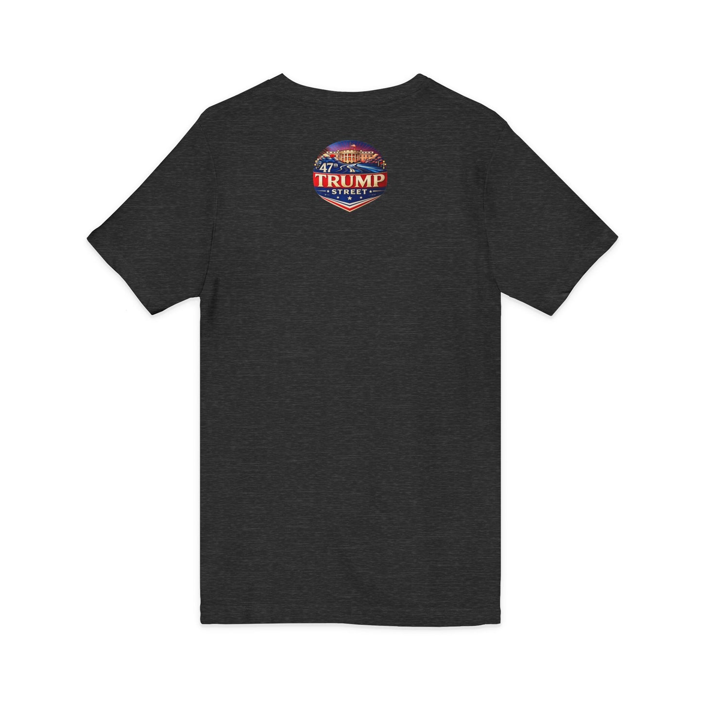 Patriotic White House V-Neck Tee - 47th Trump Street