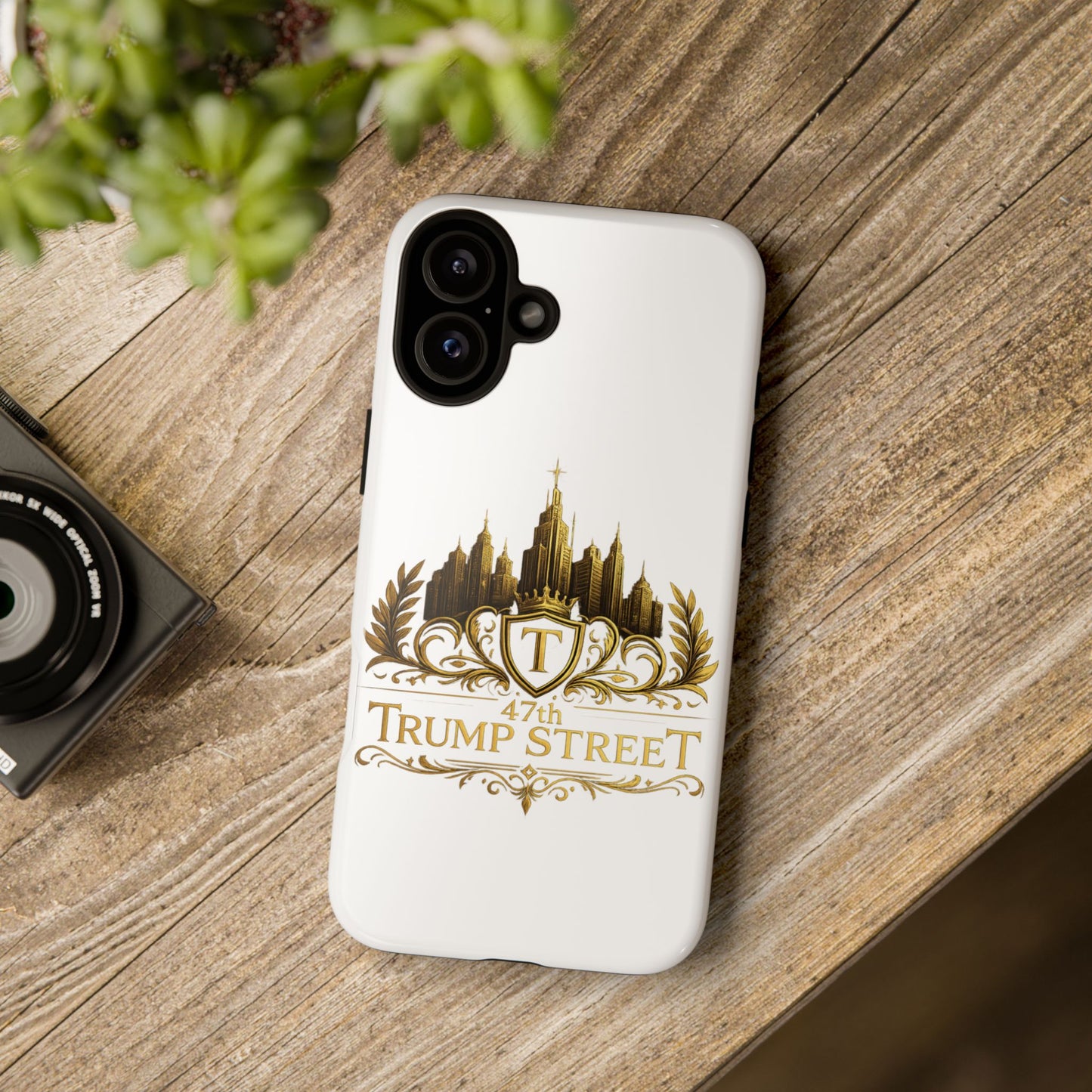 Gold Crest Phone Case - 47th Trump Street