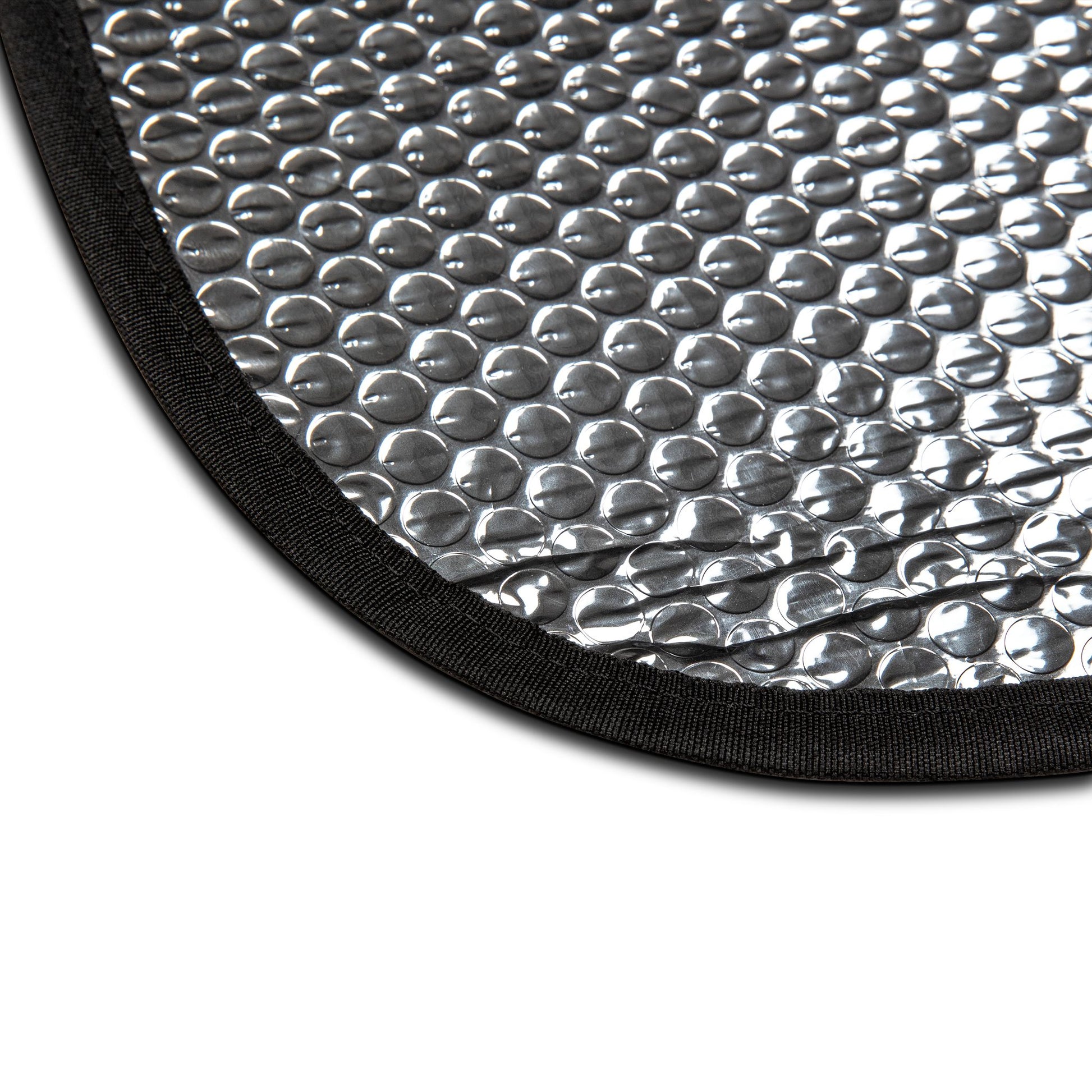 Close-up of a 47th Trump Street Multiple Patriotic Logo Car Sunshade –Windshield Protector