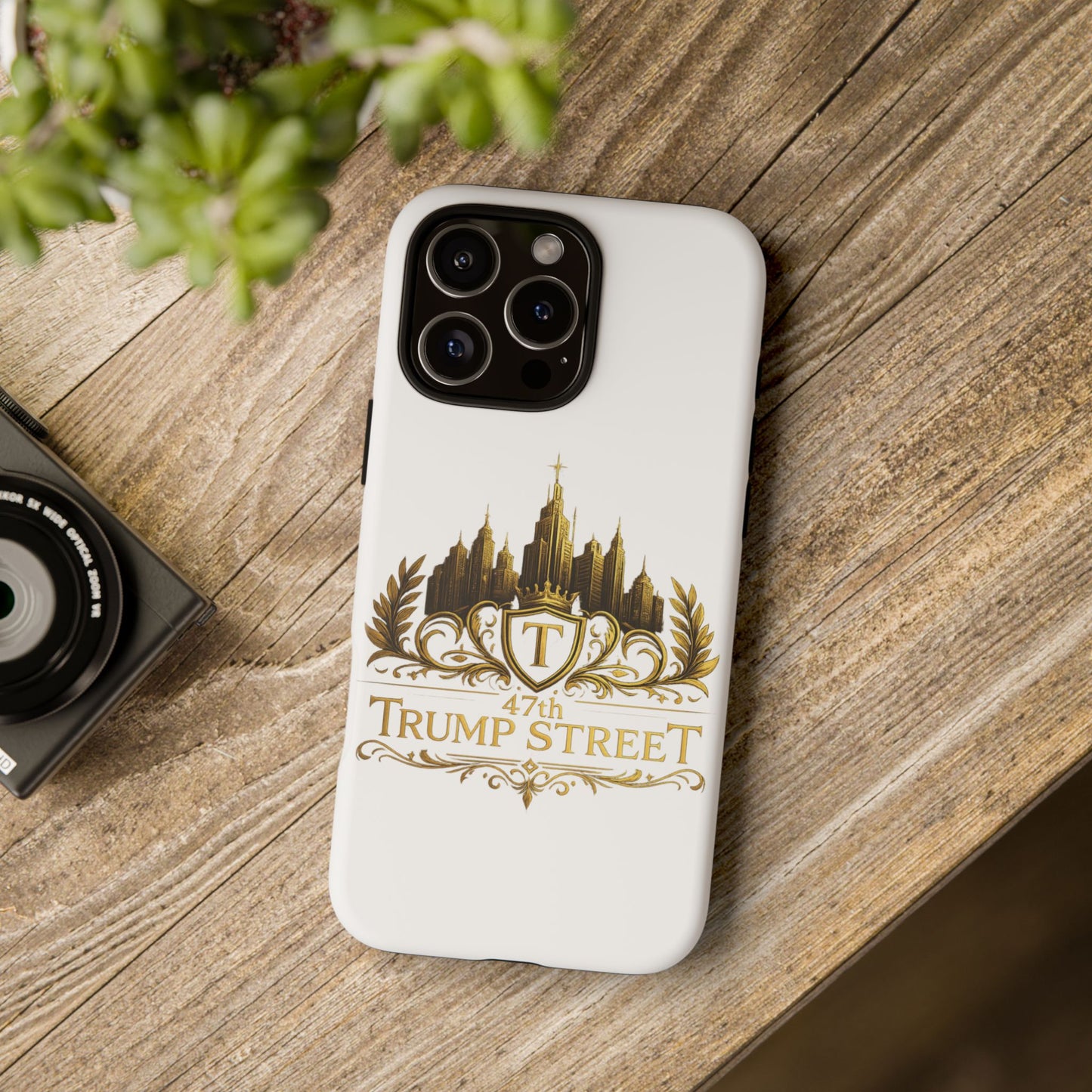 Gold Crest Phone Case - 47th Trump Street