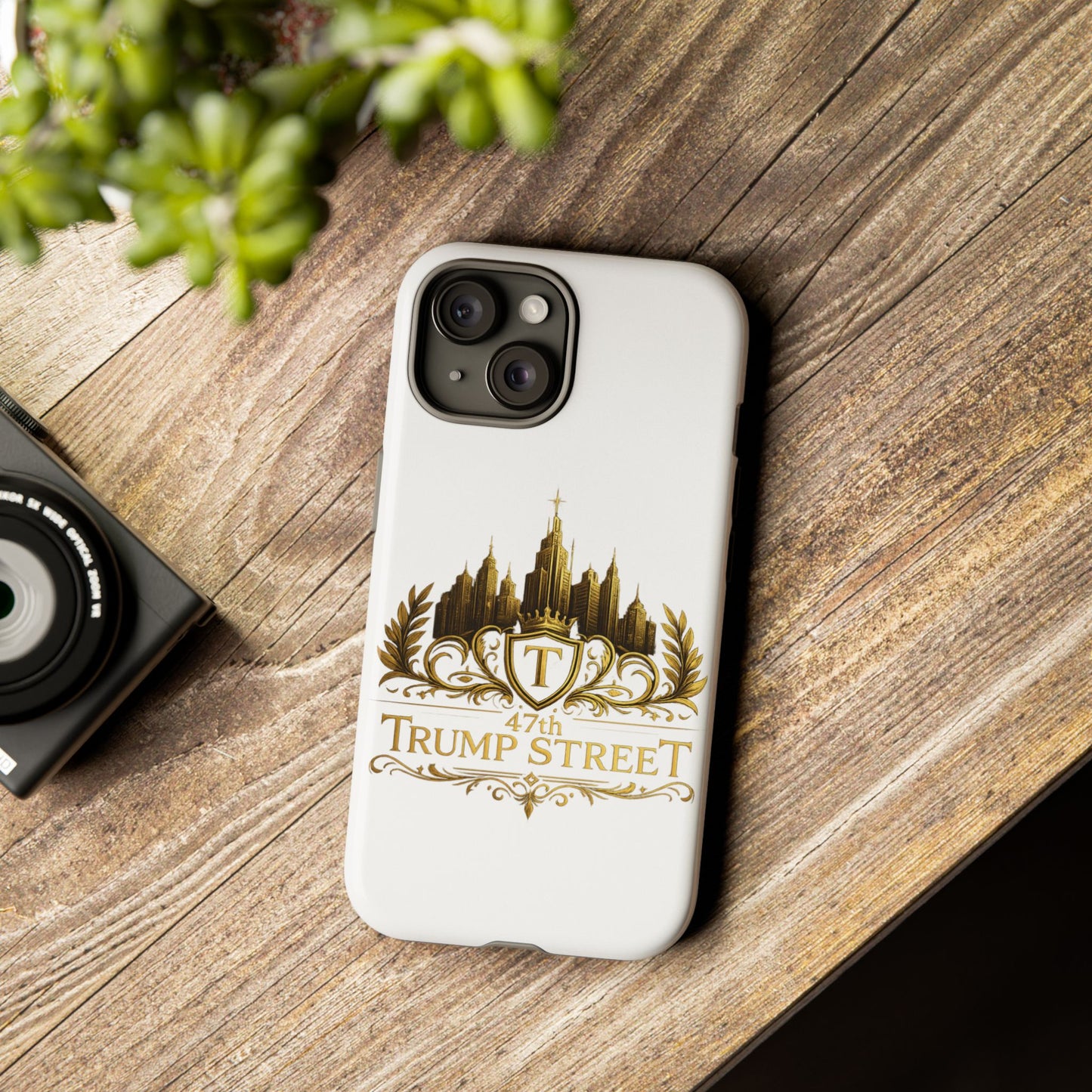 Gold Crest Phone Case - 47th Trump Street