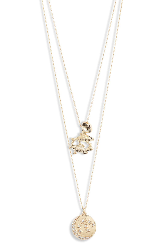 Astrological Charm Necklace - Pisces