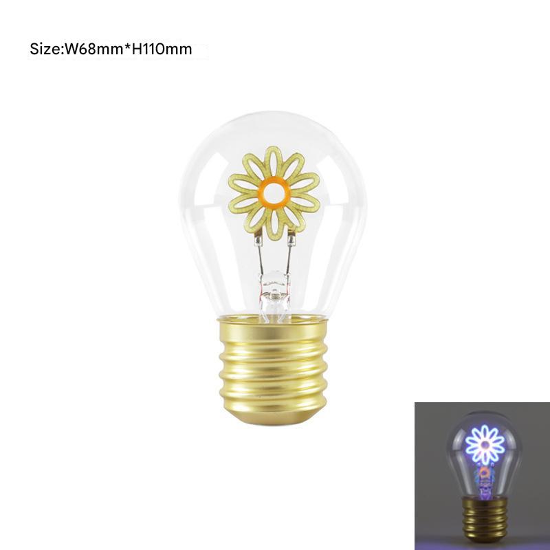 NNEDSZ Daisy Shape Portable USB Rechargeable LED Bulb - Night Light & Festive Decor