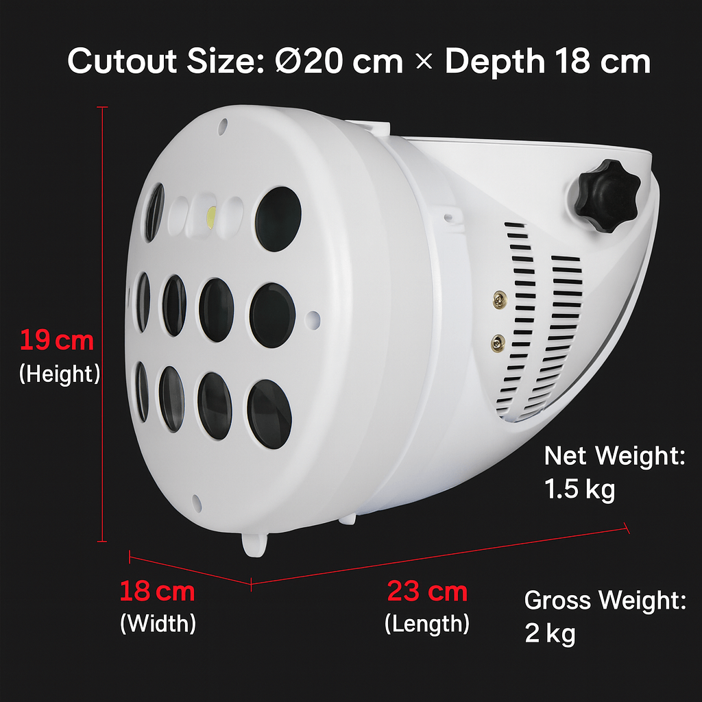 ceiling mounted laser light projector for party room